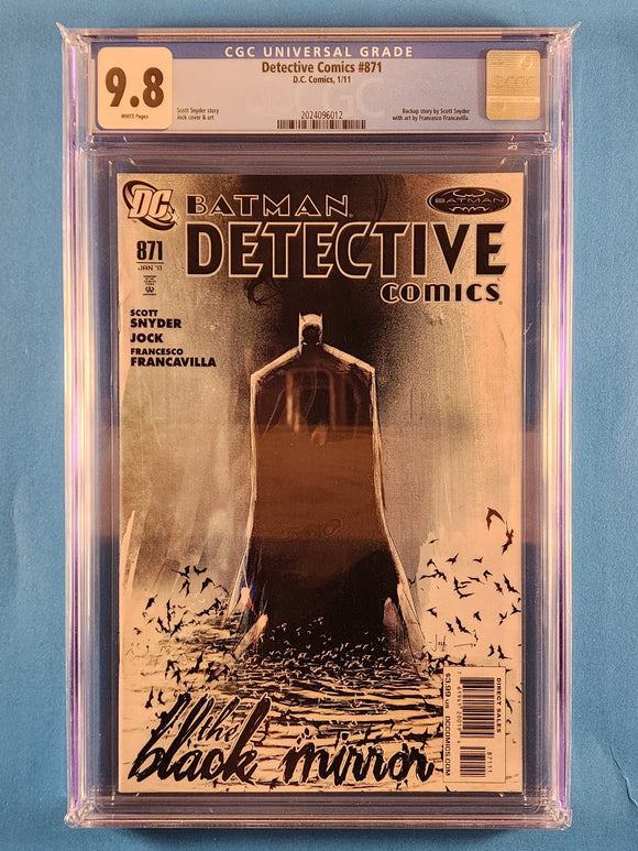 Detective Comics Vol. 1  # 871  CGC 9.8