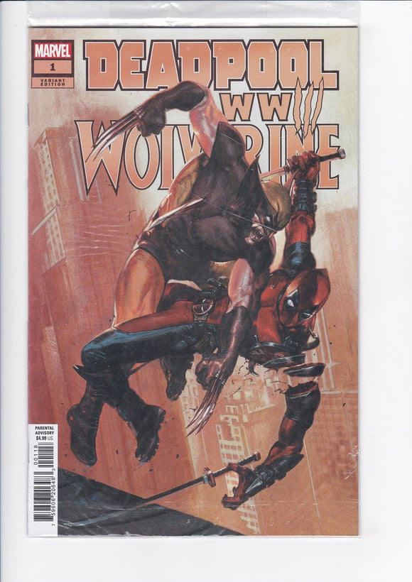 DEADPOOL WOLVERINE WWIII #1 GABRIELE DELL'OTTO BROWN COSTUME SURPRISE VARIANT