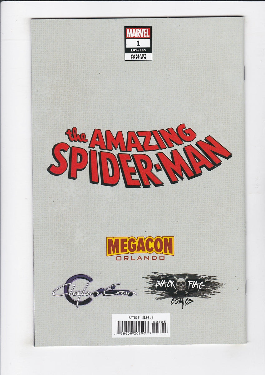 Amazing SpiderMan Vol. 6 1 Crain Megacon Exclusive Variant Cosmic
