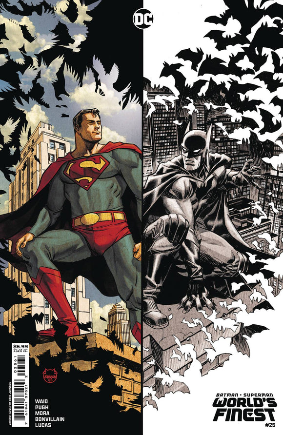 BATMAN SUPERMAN WORLDS FINEST #25 CVR D DAVE JOHNSON
