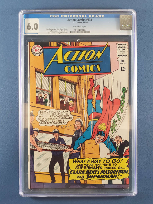 Action Comics Vol. 1  # 331  CGC 6.0