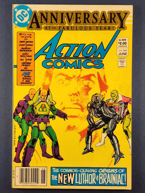 Action Comics Vol. 1  # 544  Canadian