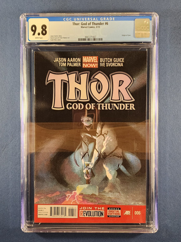 Thor: God of Thunder  # 6  CGC 9.8