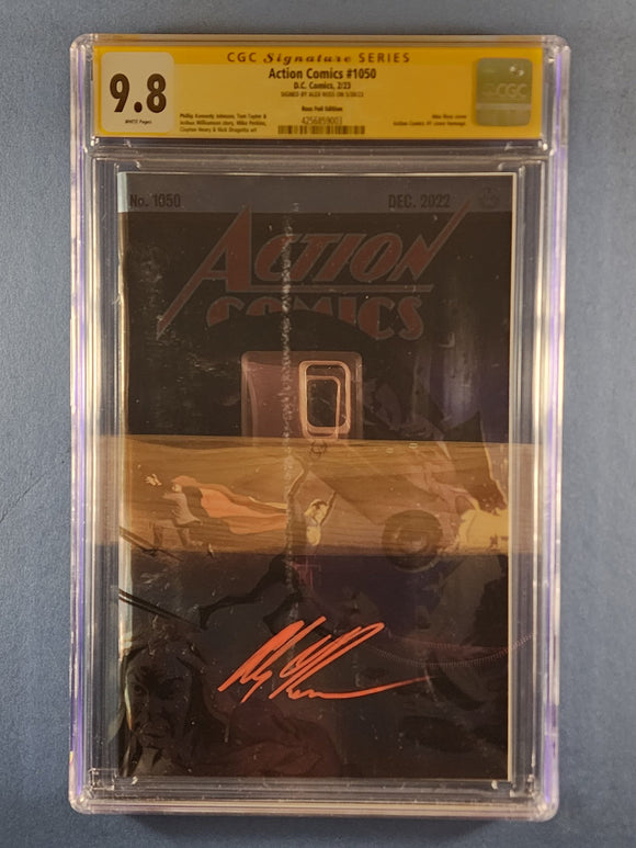 Action Comics Vol. 1  # 1050  Ross Foil Variant Signed by Alex Ross CGC 9.8