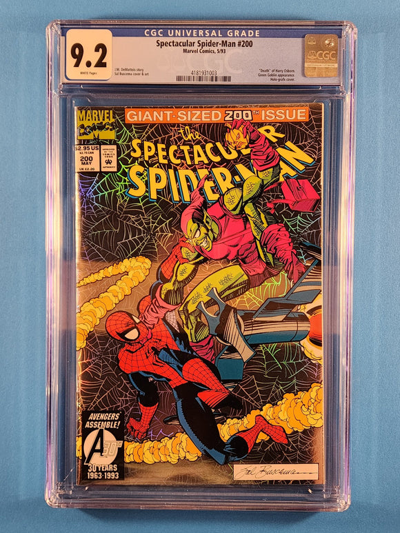 Spectacular Spider-Man Vol. 1  # 200  CGC  9.2