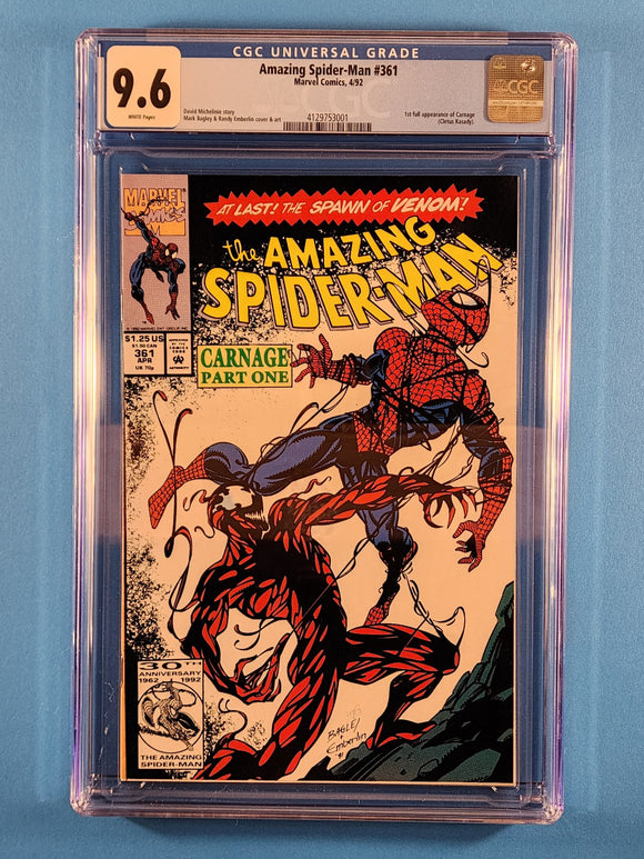 Amazing Spider-Man Vol. 1  # 361  CGC 9.6