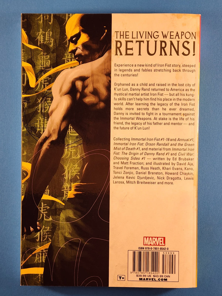 Immortal Iron Fist: The Complete Collection TPB – Cosmic Comics Canada