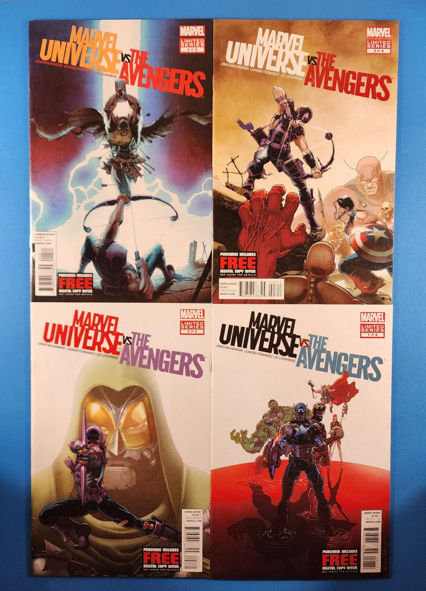 Marvel Universe vs. The Avengers - Complete Set # 1-4 – Cosmic