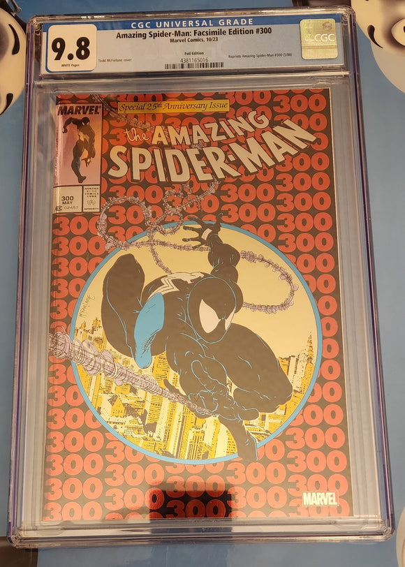 Amazing Spider-Man # 300 Facsimile Edition Foil Variant  CGC 9.8