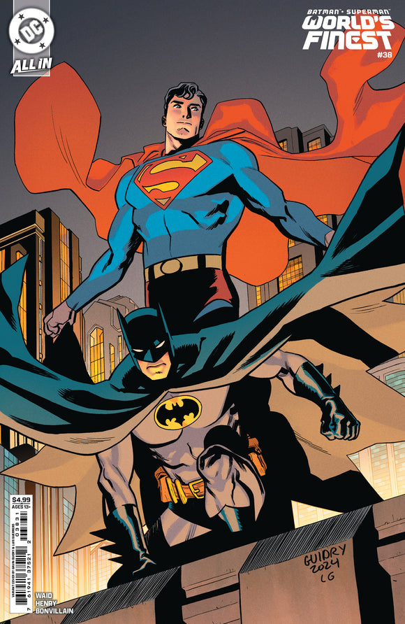 BATMAN SUPERMAN WORLDS FINEST #38 CVR B GAVIN GUIDRY CARD STOCK VAR (WE ARE YESTERDAY)