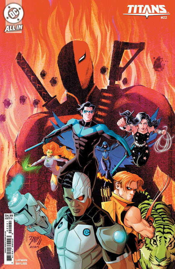TITANS #22 CVR C DANIEL BAYLISS CARD STOCK VAR