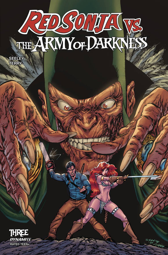 RED SONJA VS THE ARMY OF DARKNESS #3 CVR B TIM SEELEY VAR