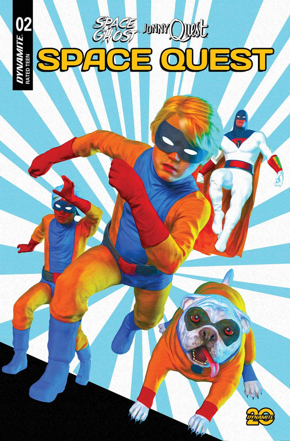 SPACE GHOST JONNY QUEST SPACE QUEST #2 CVR T MARK SPEARS BLUE BKGR FOC BONUS VAR