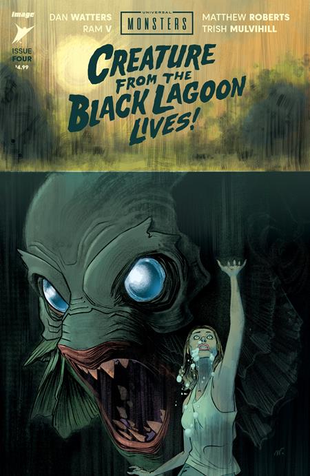 *Pre-Order* UNIVERSAL MONSTERS CREATURE FROM THE BLACK LAGOON LIVES! #4 (OF 4) CVR A MATTHEW ROBERTS