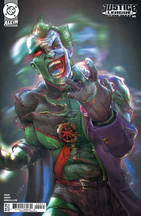 JUSTICE LEAGUE UNLIMITED #9 CVR C TIAGO DA SILVA CARD STOCK VAR (WE ARE YESTERDAY)