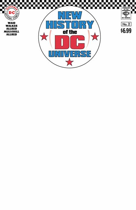 NEW HISTORY OF THE DC UNIVERSE #2 (OF 4) CVR F BLANK CARD STOCK VAR
