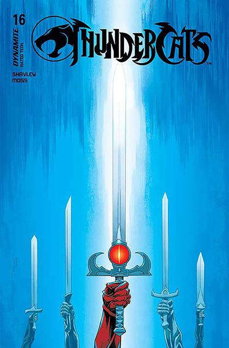 THUNDERCATS #16 CVR Z INC 1:10 DECLAN SHALVEY FOIL VIRGIN FOC BONUS VAR