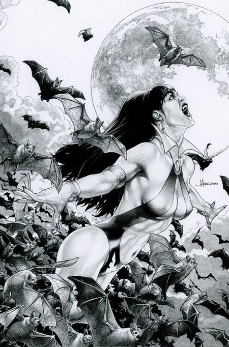 VAMPIRELLA (2025) #3 CVR Q INC 1:15 JAY ANACLETO B&W VIRGIN VAR