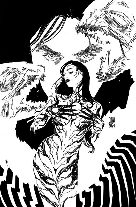WITCHBLADE #12 (2024) CVR E INC 1:25 DANI B&W VIRGIN VAR