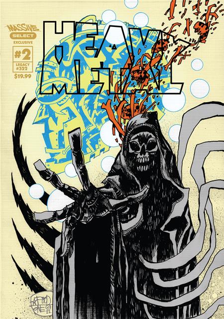 HEAVY METAL MAGAZINE #2 CVR D JIM MAHFOOD MASSIVE SELECT EXCLUSIVE VAR