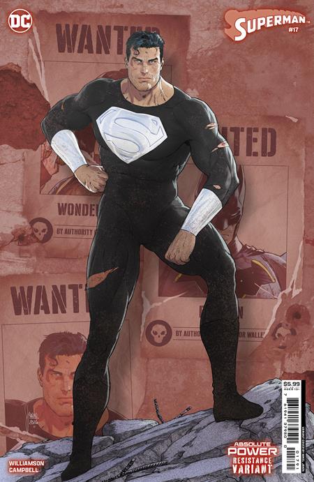 *Pre-Order* SUPERMAN #17 CVR G MIKEL JANIN RESISTANCE CARD STOCK VAR (ABSOLUTE POWER)