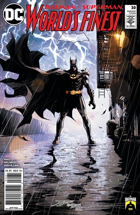 *Pre-Order* BATMAN SUPERMAN WORLDS FINEST #30 CVR D JORGE JIMENEZ BATMAN 85TH ANNIVERSARY CARD STOCK VAR