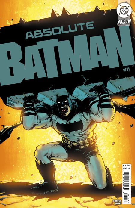 ABSOLUTE BATMAN #11 CVR C CHRIS BURNHAM CARD STOCK VAR