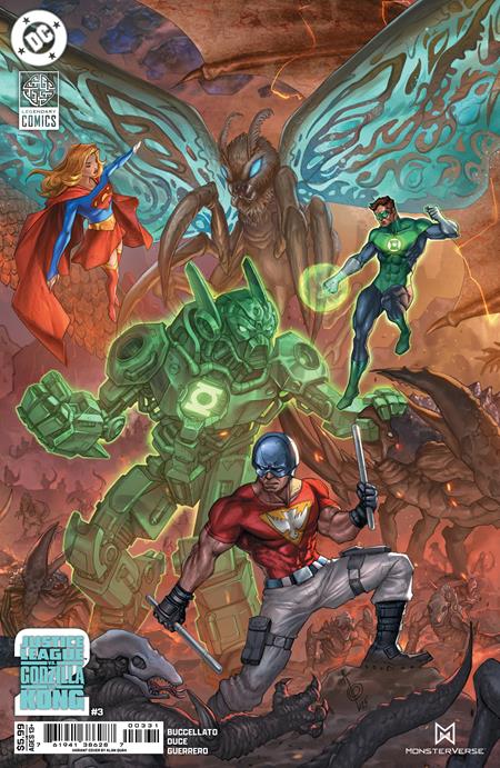 JUSTICE LEAGUE VS GODZILLA VS KONG 2 #3 (OF 7) CVR C ALAN QUAH CARD STOCK VAR
