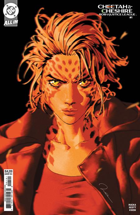 CHEETAH AND CHESHIRE ROB THE JUSTICE LEAGUE #1 (OF 6) CVR B GERALD PAREL CARD STOCK VAR