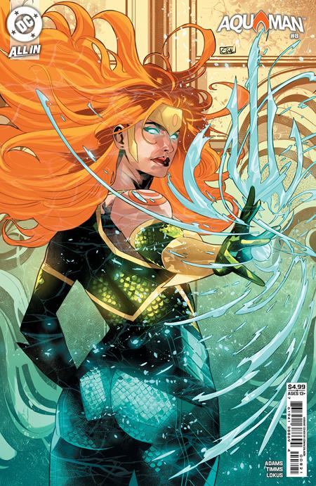 AQUAMAN #8 CVR C EDWIN GALMON CARD STOCK VAR