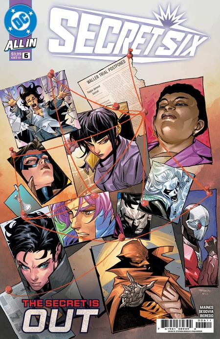 SECRET SIX #6 (OF 6) CVR A STEPHEN SEGOVIA