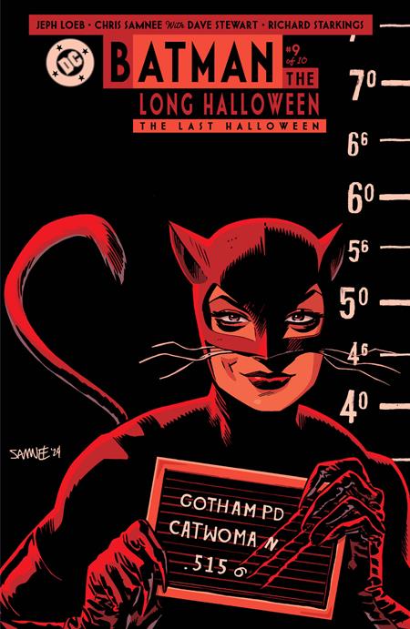 BATMAN THE LONG HALLOWEEN THE LAST HALLOWEEN #9 (OF 10) CVR B CHRIS SAMNEE CARD STOCK VAR (2025)