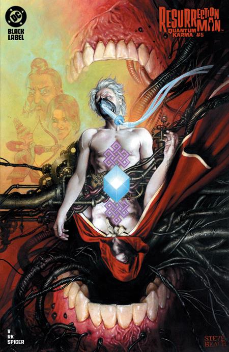 RESURRECTION MAN QUANTUM KARMA #5 (OF 6) CVR B STEVE BEACH CARD STOCK VAR