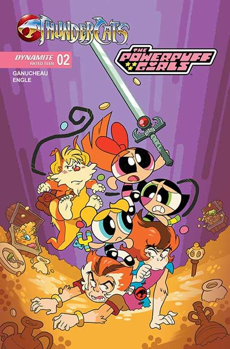 THUNDERCATS POWERPUFF GIRLS #2 CVR B COLEMAN ENGLE VAR