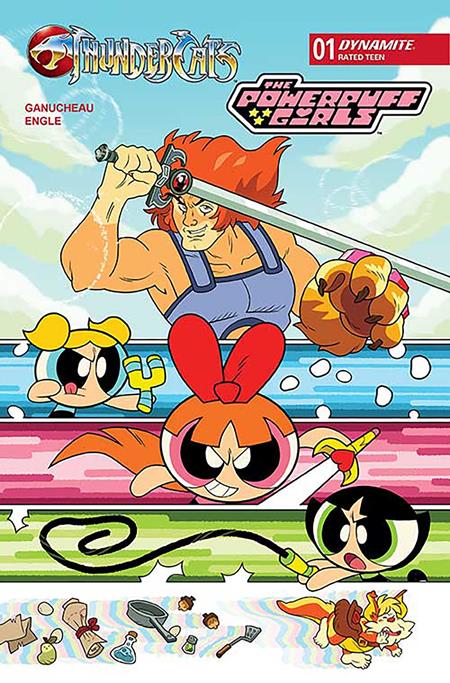 THUNDERCATS POWERPUFF GIRLS #1 CVR B COLEMAN ENGLE VAR