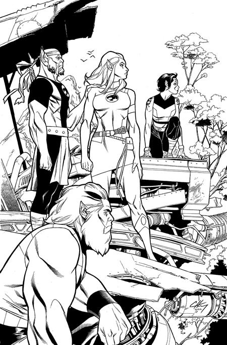 THUNDERCATS LOST #4 CVR J INC 1:10 CLAYTON HENRY LINE ART VIRGIN VAR