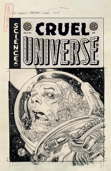 EC CRUEL UNIVERSE 2 #1 (OF 12) CVR F INC 1:20 TOM FOWLER B&W ARTIST EDITION VAR