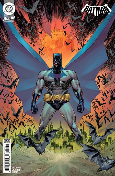 BATMAN #1 CVR C MARC SILVESTRI CARD STOCK VAR  (2025)