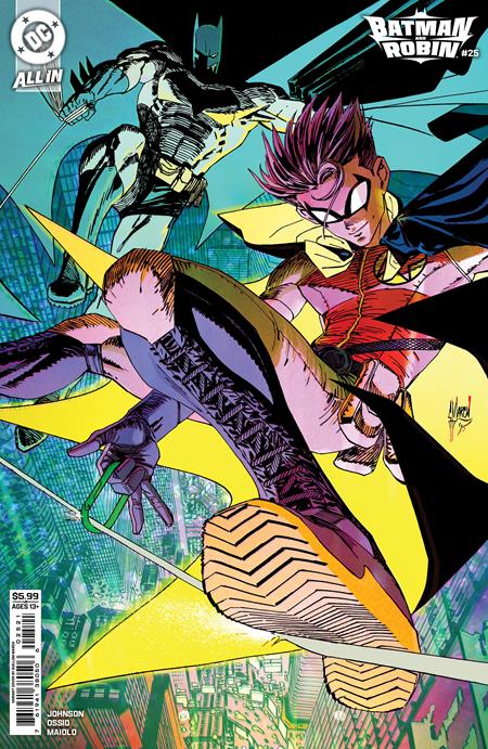 BATMAN AND ROBIN #25 CVR B GUILLEM MARCH CARD STOCK VAR (2025)