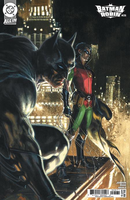 BATMAN AND ROBIN #25 CVR F GABRIELE DELL OTTO GOTHAM CARD STOCK VAR (2025)