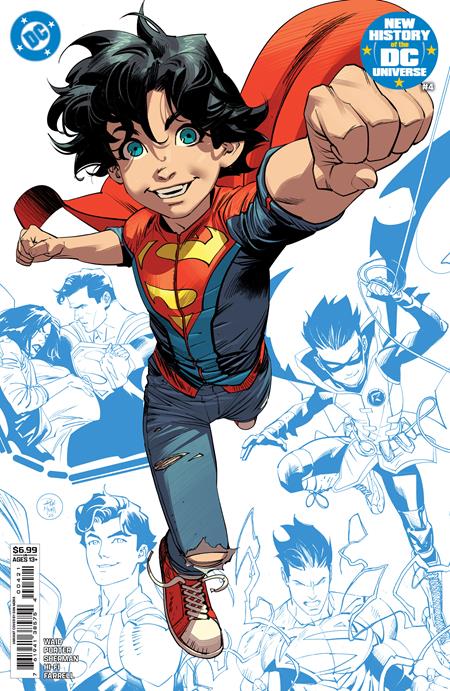 NEW HISTORY OF THE DC UNIVERSE #4 (OF 4) CVR B DAN MORA CARD STOCK VAR (2025)