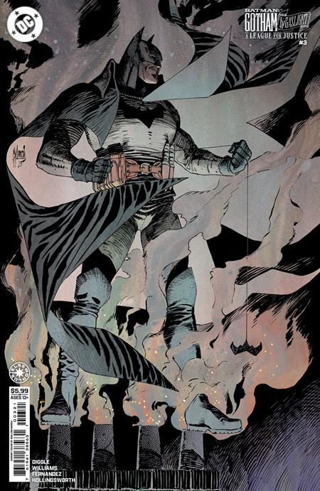 BATMAN GOTHAM BY GASLIGHT A LEAGUE FOR JUSTICE #3 (OF 6) CVR B GUILLEM MARCH CARD STOCK VAR (2025)