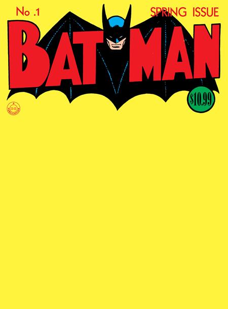 BATMAN (1940) #1 FACSIMILE EDITION CVR C BLANK VAR (2025)