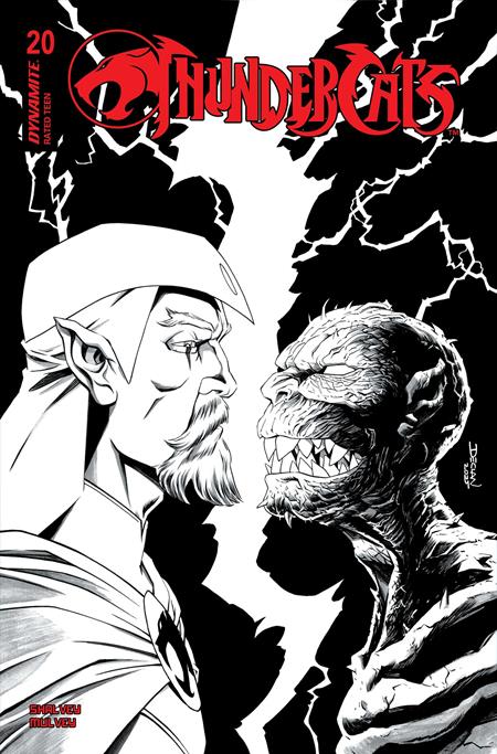 THUNDERCATS #20 CVR J INC 1:10 DECLAN SHALVEY LINE ART VAR (2025)