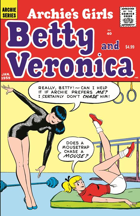 ARCHIE FACSIMILE #8 BETTY AND VERONICA #40 CVR A HARRY LUCEY (2025)