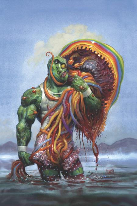 TOXIC AVENGER COMICS #4 CVR C FRED HARPER WITH EXCLUSIVE TRADING CARD BY TBA VAR  (2025)