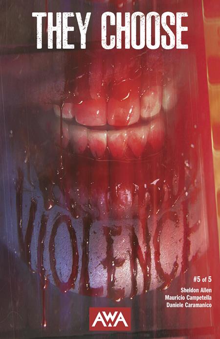 THEY CHOOSE VIOLENCE #5 (OF 5) CVR A RAHZZAH  (2025)