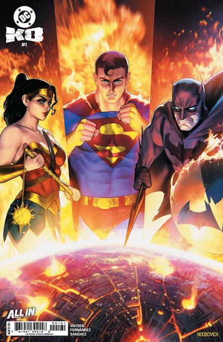 DC K.O. #1 (OF 5) CVR M INC 1:25 NOOBOVICH CARD STOCK VAR (2025)