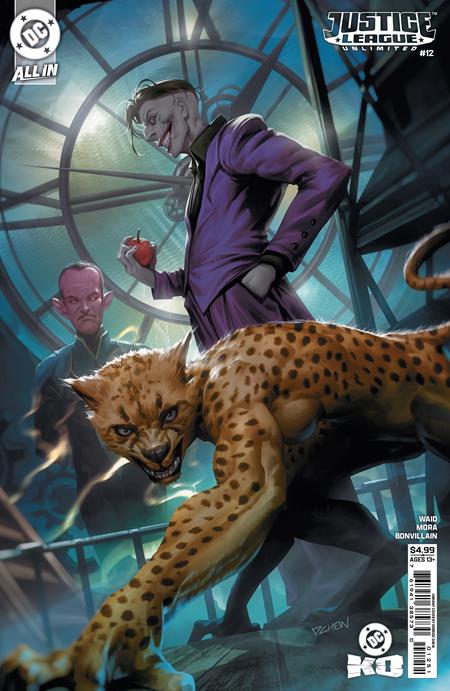 JUSTICE LEAGUE UNLIMITED #12 CVR C DERRICK CHEW CARD STOCK VAR (DC K.O.) (2025)