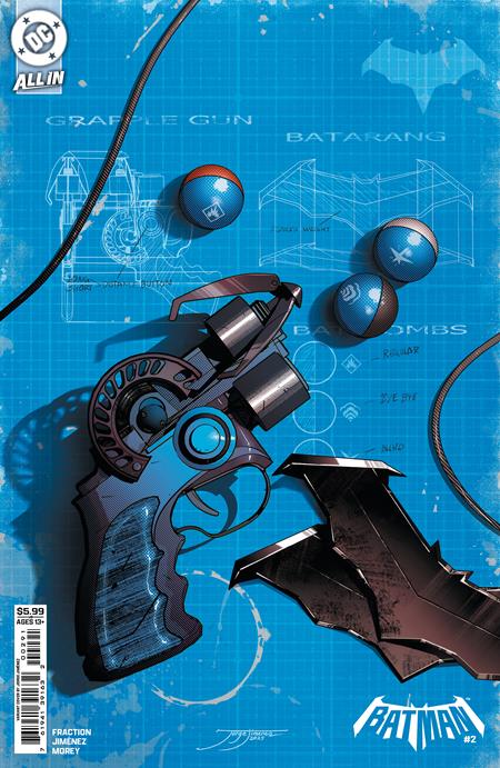 BATMAN #2 CVR F JORGE JIMENEZ BAT-GADGET CARD STOCK VAR